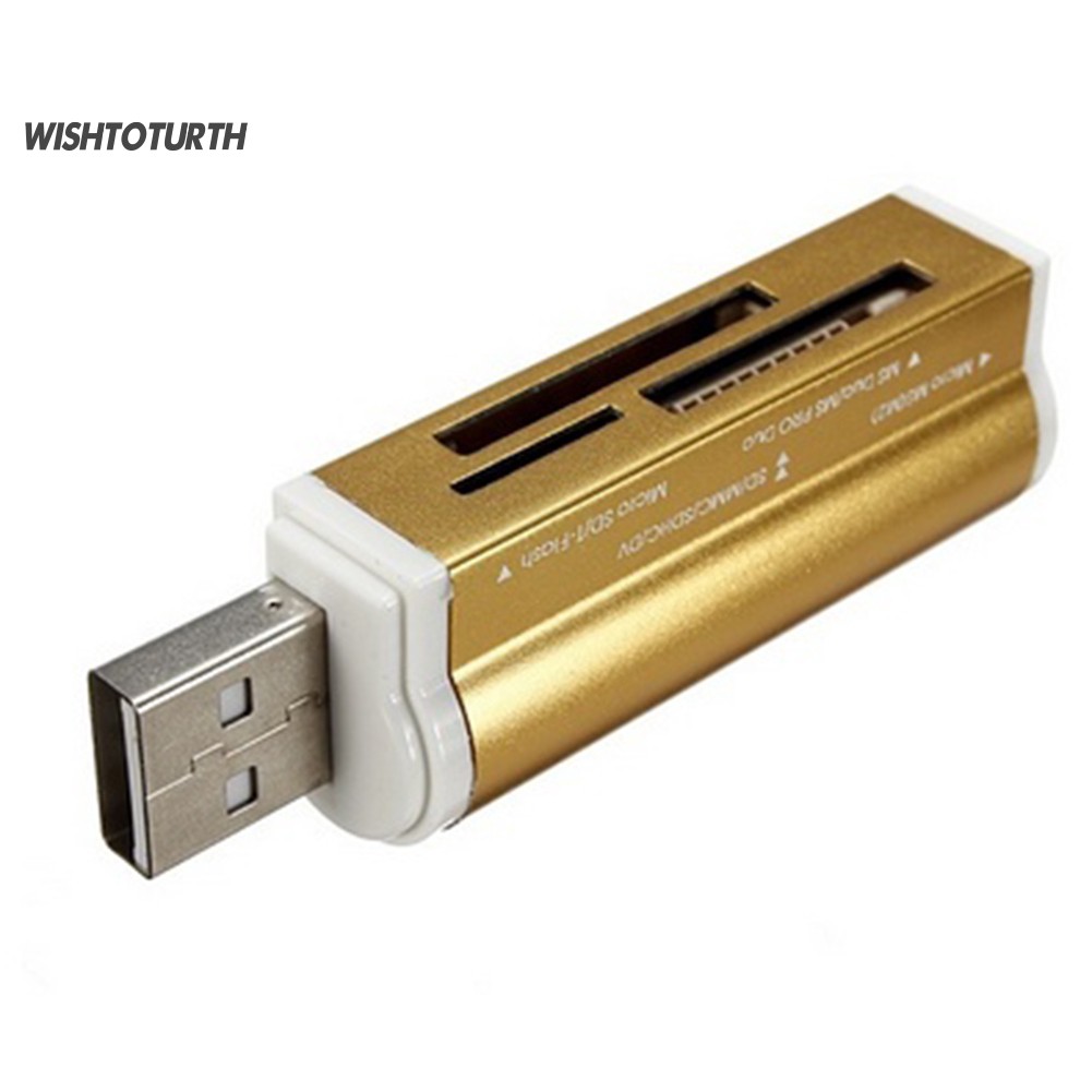 ☼Đầu Đọc Thẻ Nhớ Tốc Độ Cao USB 2.0 Micro SD TF MMC SDHC MS