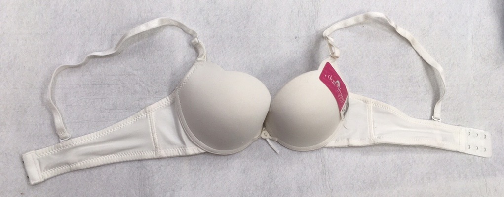 Áo ngực (1201) trơn mút vừa cài sau