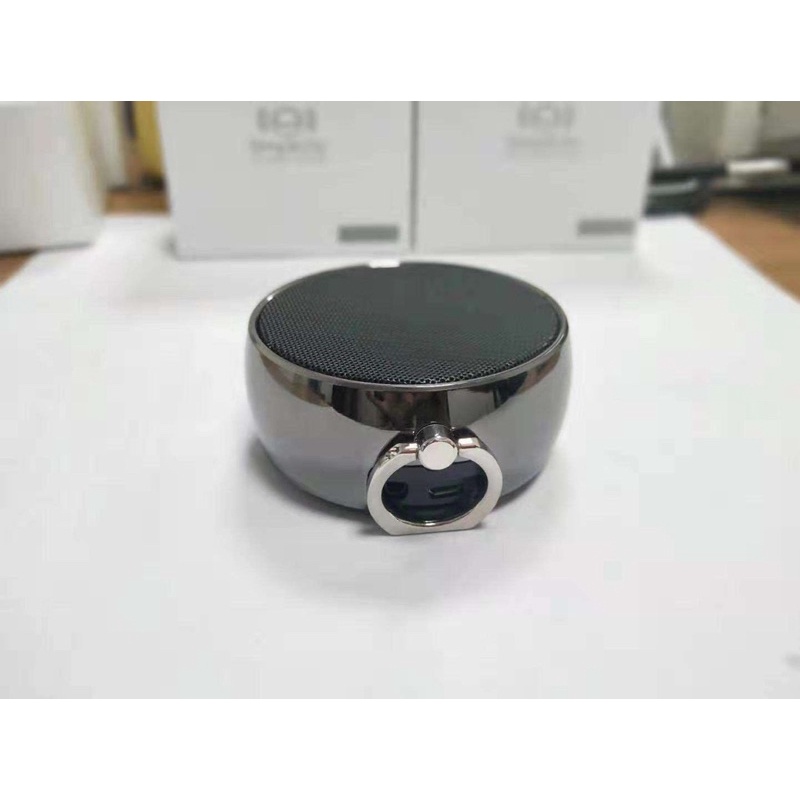 Loa Bluetooth BS02 Không Dây Vỏ Nhôm Thiết Kế Sang Trọng Có móc Treo Cực Nhỏ Gọn Tiện Lợi