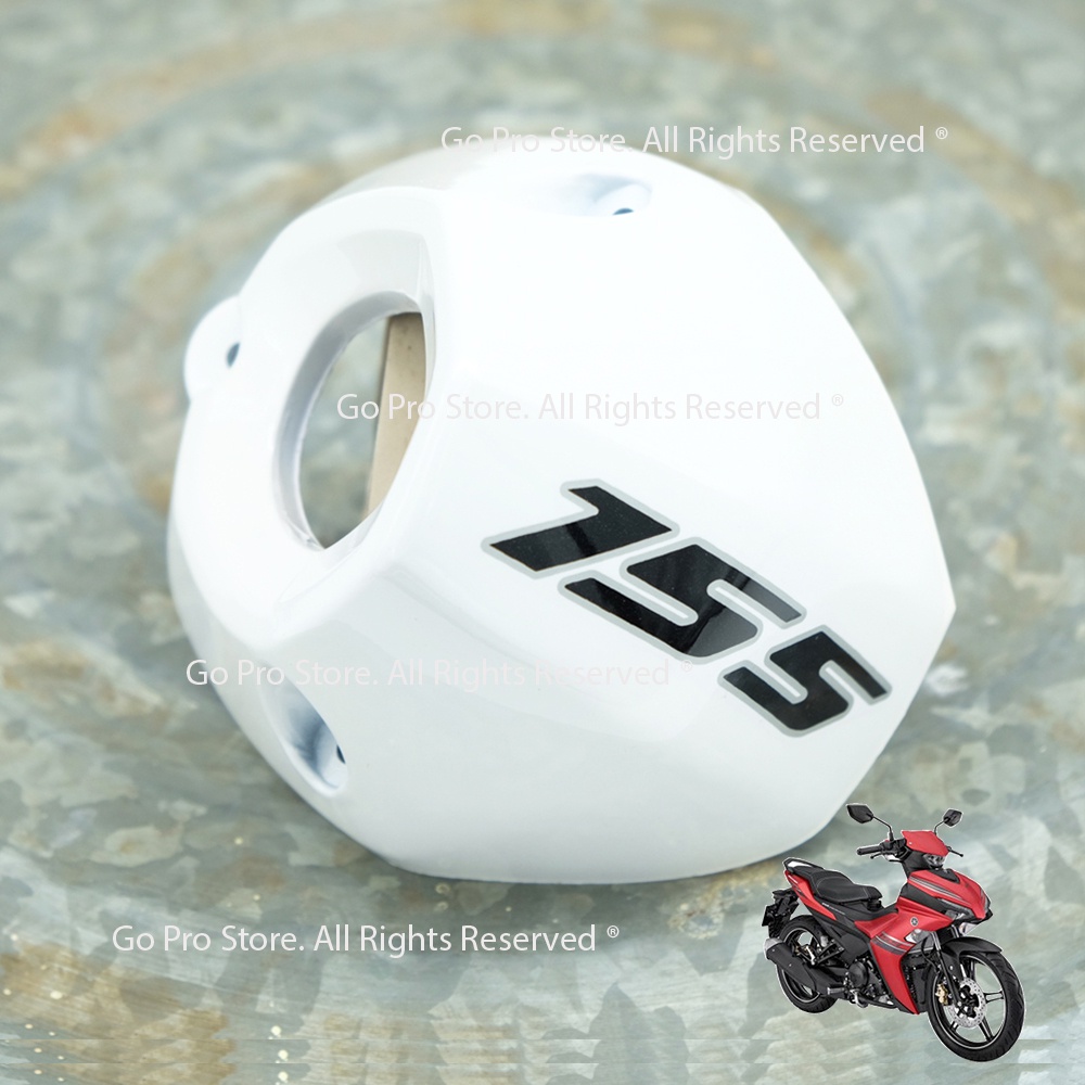 Chụp Đích Pô EXCITER 155cc VVA Nhựa Sơn M30 - TEM NGẪU NGHIÊN