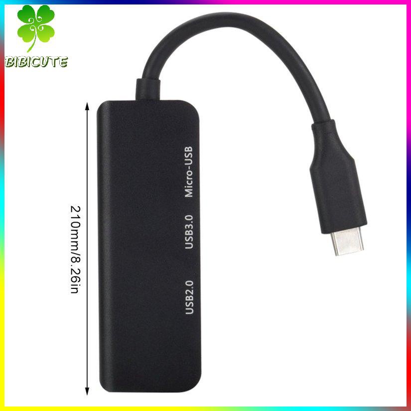 [Fast delivery]HUB Tpye-C To Micro USB 3.0 2.0 HDMI-Compatible 4 Port Splitter Adapter