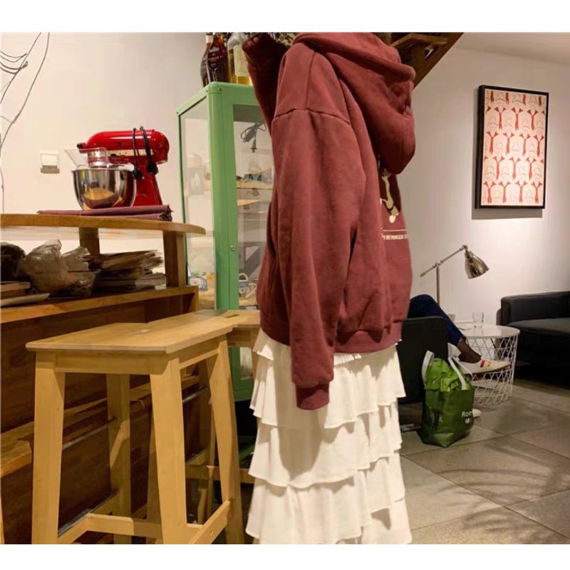 (sẵn nâu) áo khoác nỉ ulzzang dày dặn kèm hình thật | BigBuy360 - bigbuy360.vn