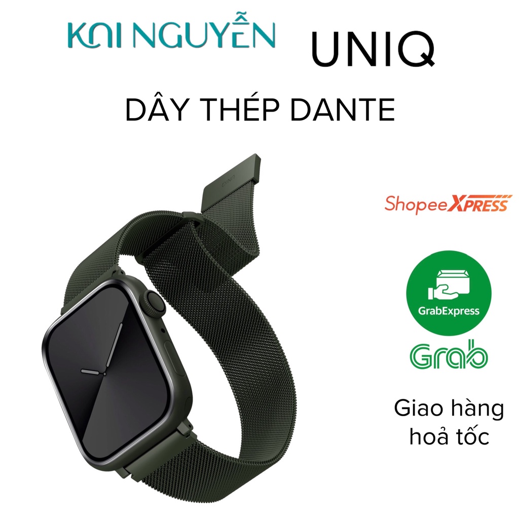Dây Thép UNIQ Mesh Steel Strap Dành Cho Apple Watch size 38/40/41 và 42/44/45mm - Hàng chính hãng