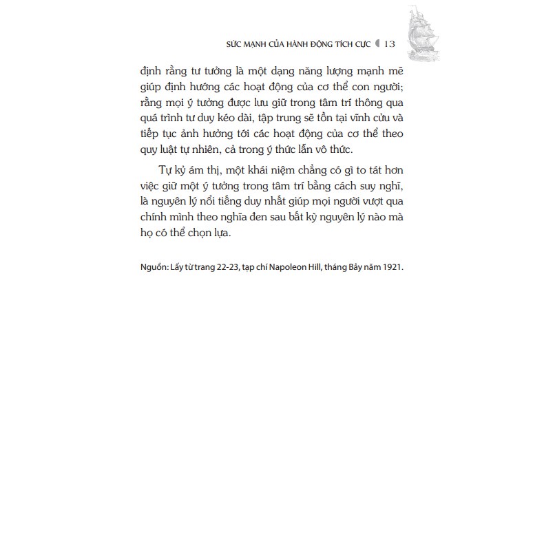 Sách - NAPOLEON HILL'S POWER OF POSITVE ACTION - Sức mạnh của hành động tích cực NAPOLEON HILL (bìa mềm) Tặng Bookmark