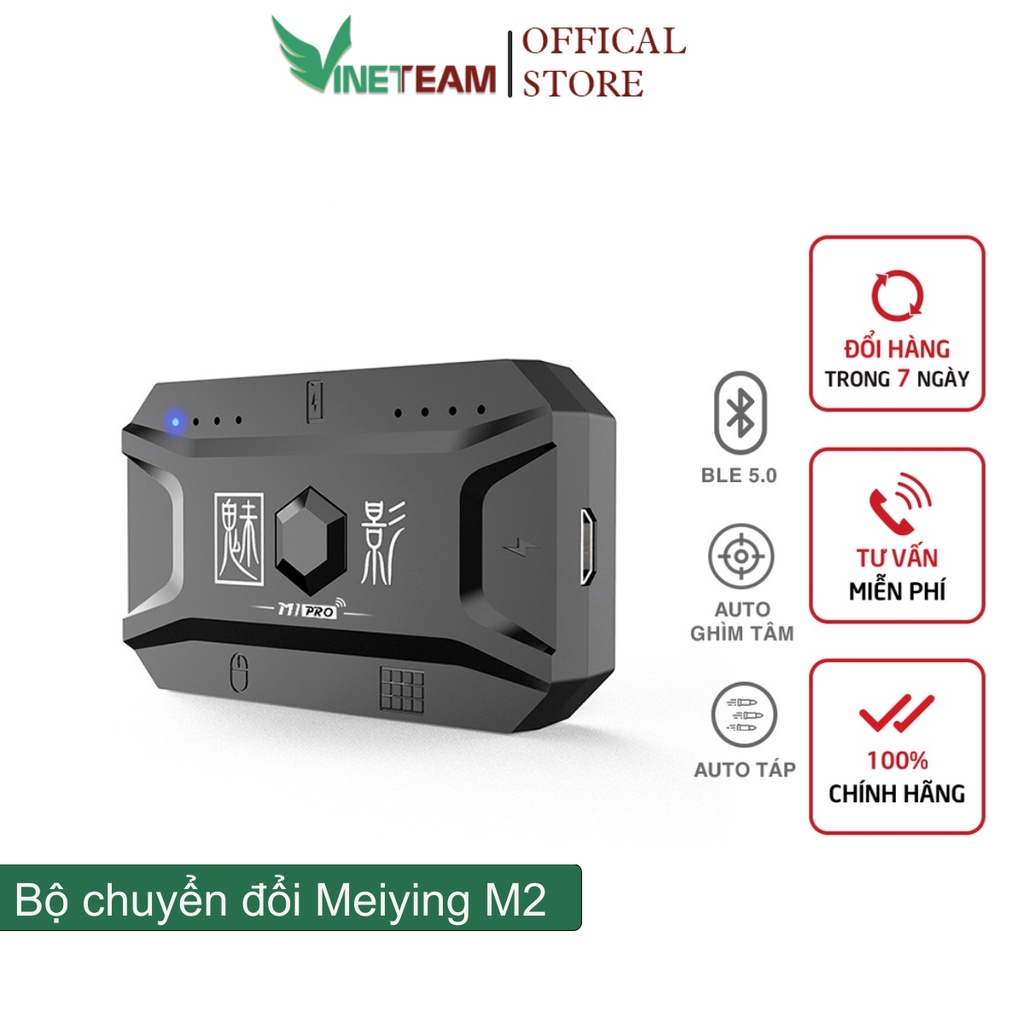 Bộ chuyển đổi game Vinetteam MEIYINGM1 Pro chơi PUBG Mobile, COD Hỗ trợ Chip Mediatek