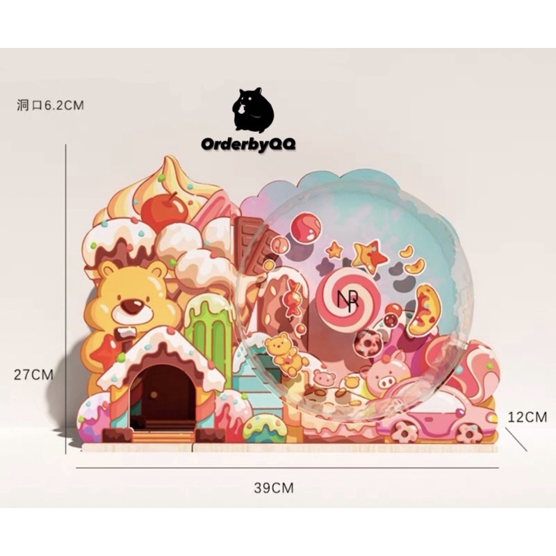 Wheel NRQ Chống Ồn Dành Cho Hamster Mô Hình Cảnh Quan