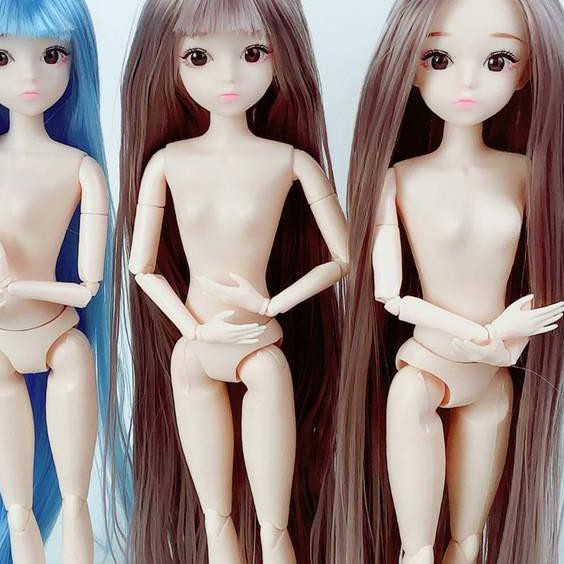 X Búp Bê Barbie Yuna Mắt 3d Dễ Thương 58