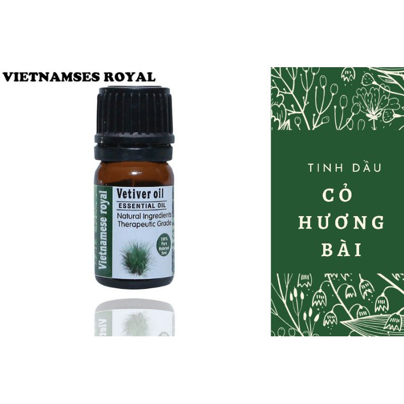 Tinh dầu cỏ hương bài Vetiver essential oil