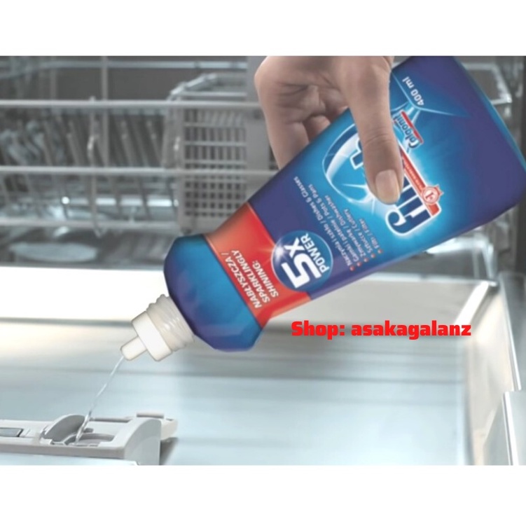Nước làm bóng Finish 400ml, Hương Chanh - Chính Hãng