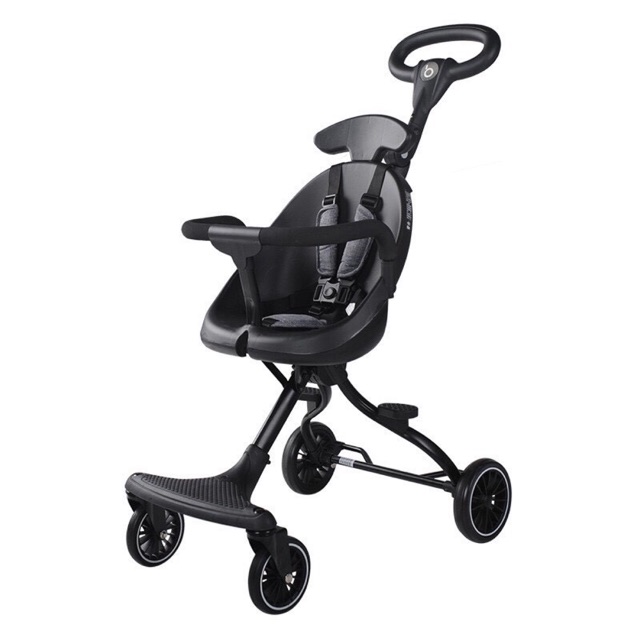Xe đẩy đi bộ 2 chiều co mái che thông minh gấp gọn Baobao V3 - Hàng cao cấp