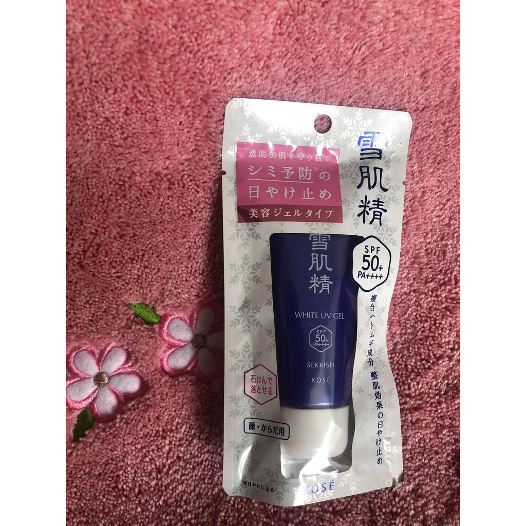 Kem chống nắng KOSE SEIKISEI SKINCARE UV GEL 90G (Sét tặng kèm nè)