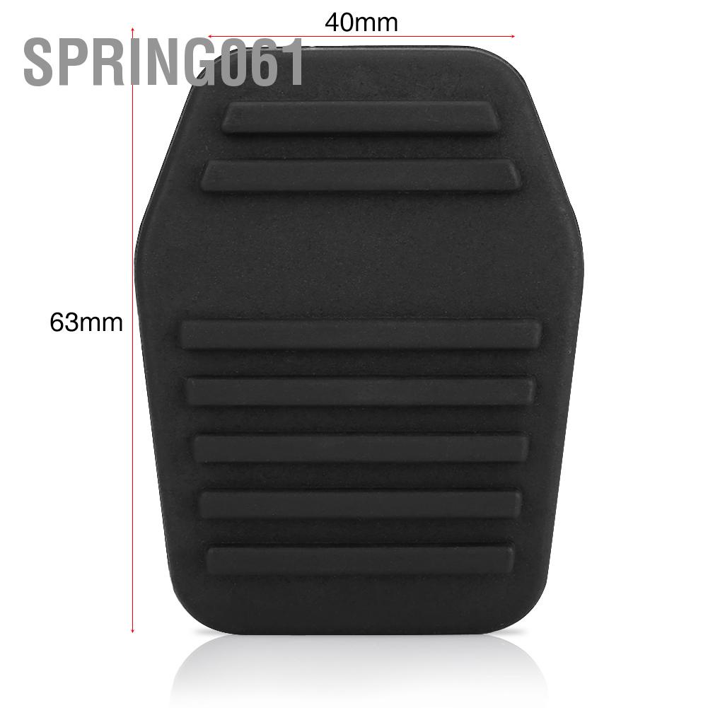 Spring061 A Pair of Clutch Pedal Pads Rubber Cover for Ford Transit MK6 MK7 2000‑2014