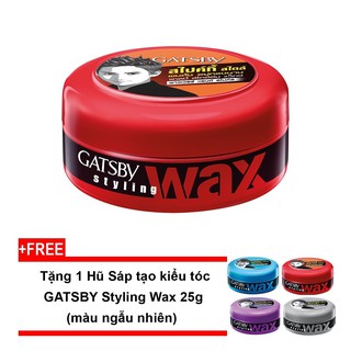 Sáp tạo kiểu tóc vuốt đứng mạnh mẽ, phong cách GATSBY Styling Wax Spiky 75g