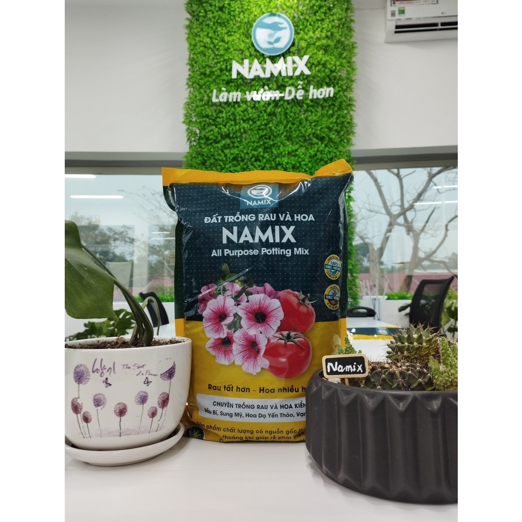 Đất trồng rau và hoa Namix 5dm3 ~3kg