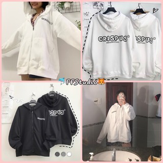 Áo Hoodie khoác nỉ bông Form rộng Có khoá Essential?Hình thật+Video+Freeship🦊