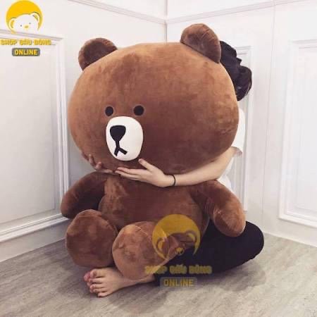 Gấu brown siêu hót khổ 50cm, 80cm, 1m, 1m3, 1m5