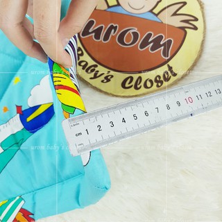 Nệm cho bé sơ sinh lót nôi chần gòn Cotton Thắng Lợi 62x82cm họa tiết hoạt hình trẻ em
