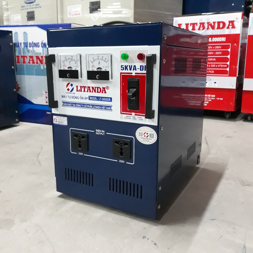 Ổn Áp Litanda 5KVA Dải 90V-250V