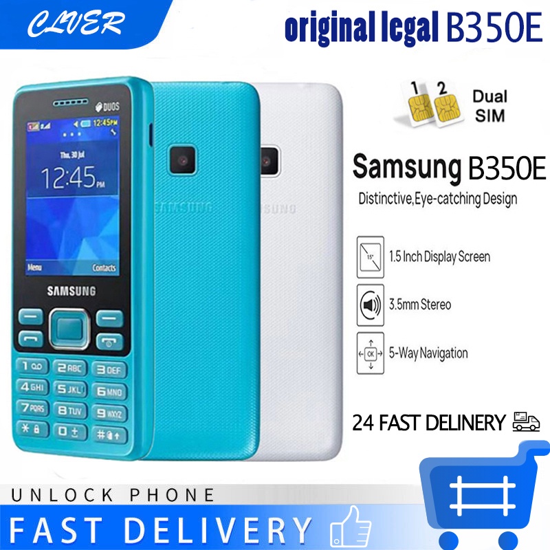 Bản gốc của Samsung B350E 2G điện thoại di động hai chiếc phiếu bầu kép hai mặt đợi chìa khóa cao chất lượng của công ty