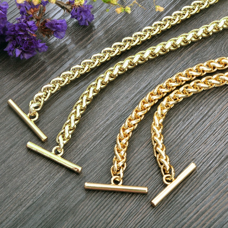 Dây xích kim loại đeo túi xách thiết kế một chiều tiện lợi