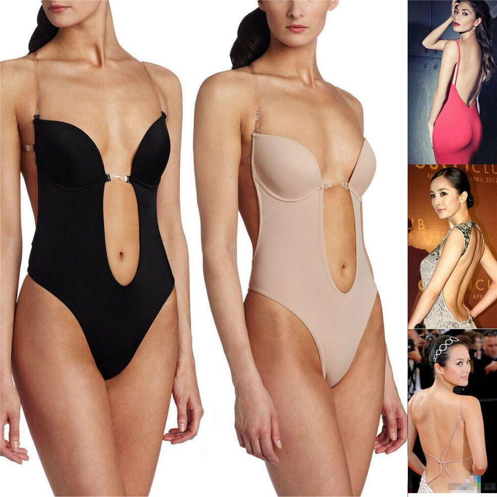 Áo liền quần Lót Định Hình Nâng Ngực Hở Lưng MIHAN1 U Plunge