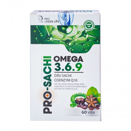 Thực phẩm bảo vệ sức khỏe Pro-sachi Omega 3.6.9