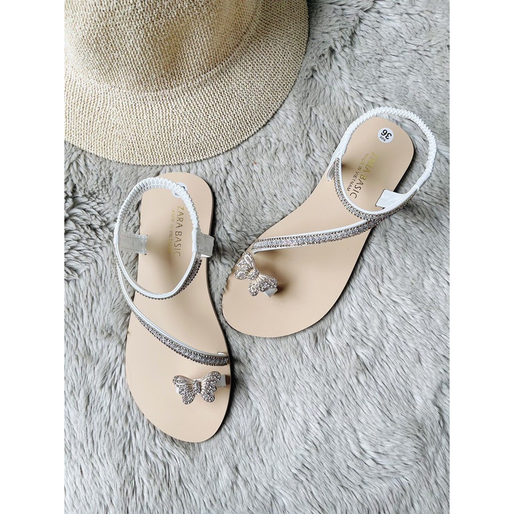 Sandal nữ, dép quai ngang nữ đi học, đi chơi thời trang , đế chống trơn truợt
