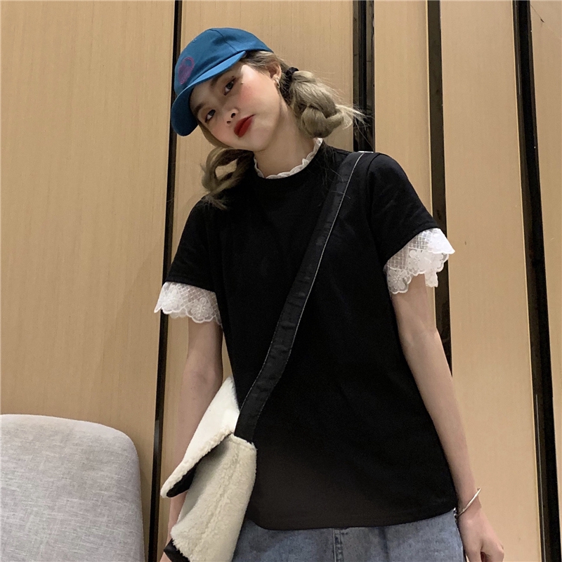 Áo Thun Tay Ngắn Dáng Rộng Phong Cách Hàn Quốc Cho Nữ