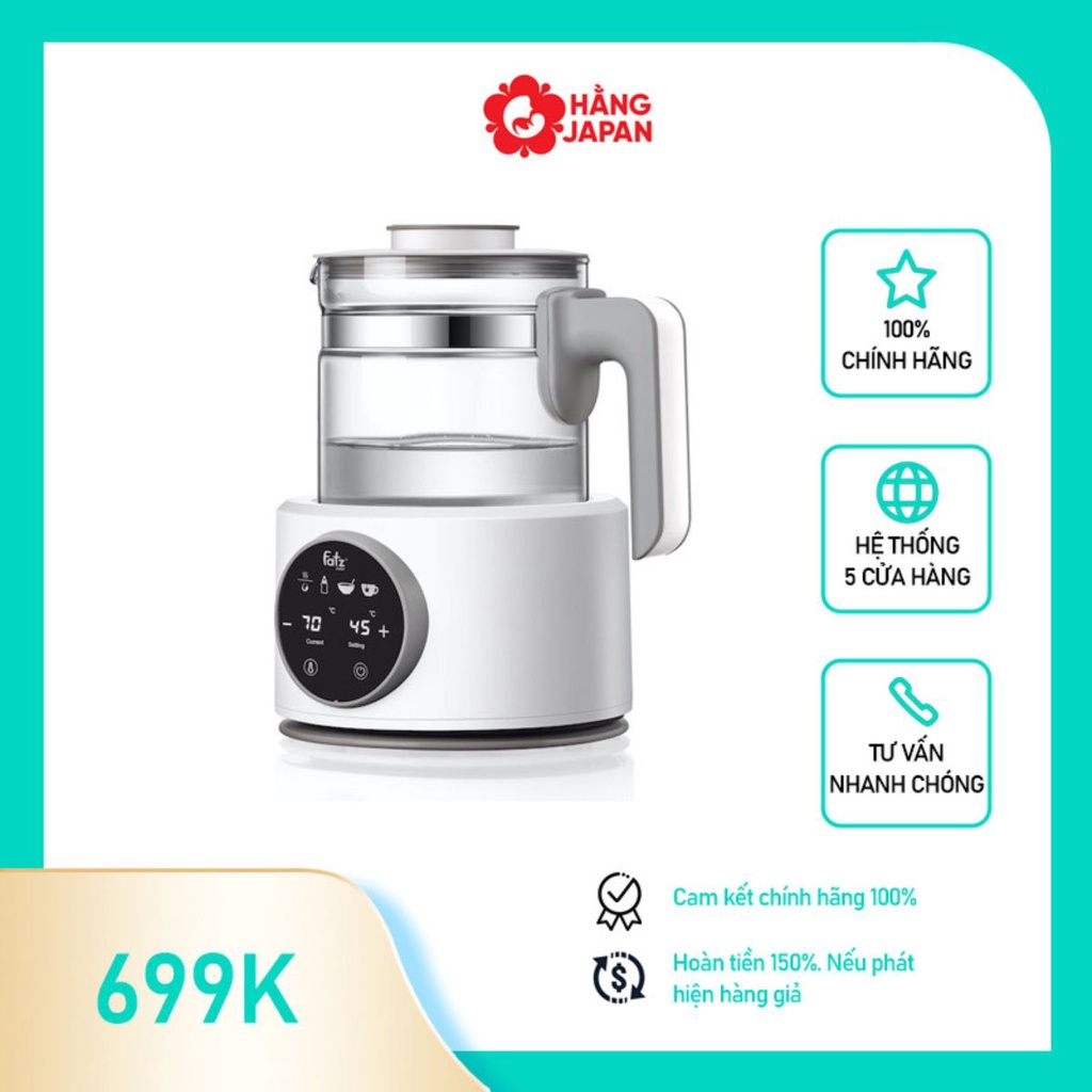 Máy đun và hâm nước pha sữa điện tử Fatz Baby - QUICK 4 - FB3514CY