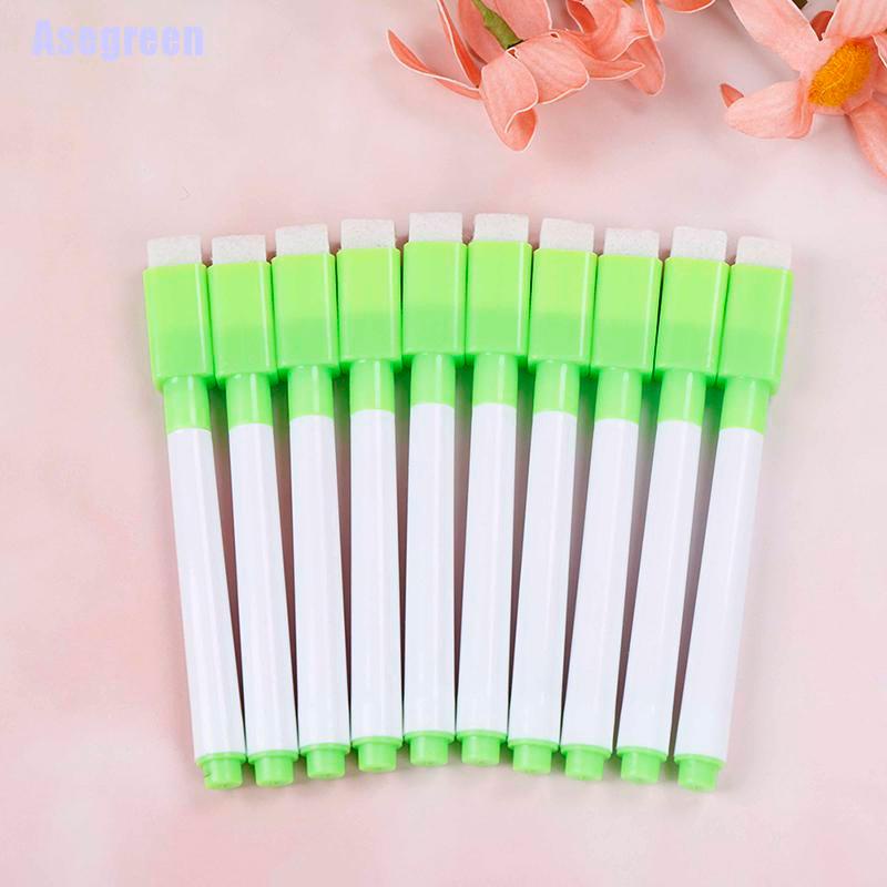 Bộ 10 Bút Đánh Dấu Bảng Trắng Từ Tính Trong 8