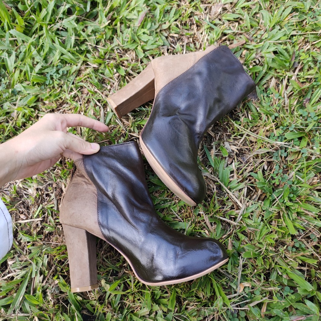 Boots Bốt size 36 Da thật second-hand B083- Đồ Si Bon