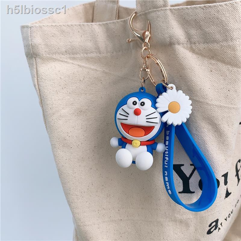 Dụng cụ & Thiết bị tiện íchtúi mini♚☽Doraemon móc khóa nam và nữ lưới màu đỏ túi đi học mặt dây chuyền dễ thương