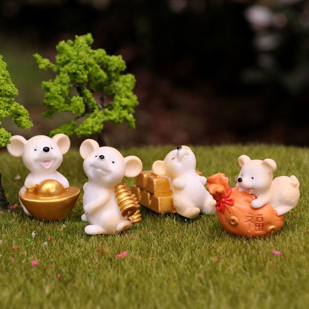 Mô Hình Chuột Đồng Tiền MUVAKO Trang Trí Sân Vườn