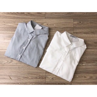 Đầm sơ mi dáng cut-out chất mềm mát loại 1