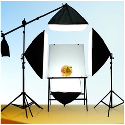 Hình ảnh GIAO HỎA TỐC KV HÀ NỘI - Đèn studio chụp ảnh quay phim 4 bóng chuyên nghiệp cao 2m softbox 50x70cm #4