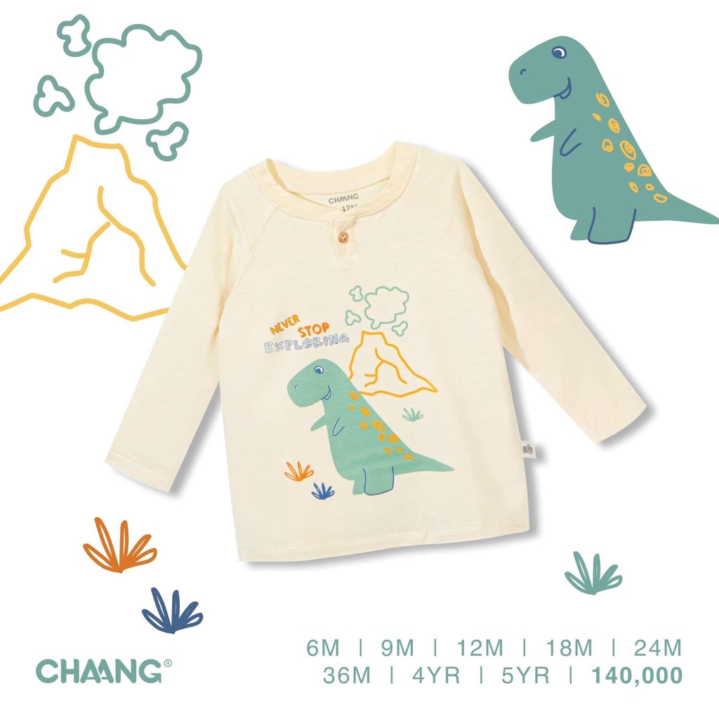 CHAANG- Quần dài, áo dài Chaang cho bé trai Dino