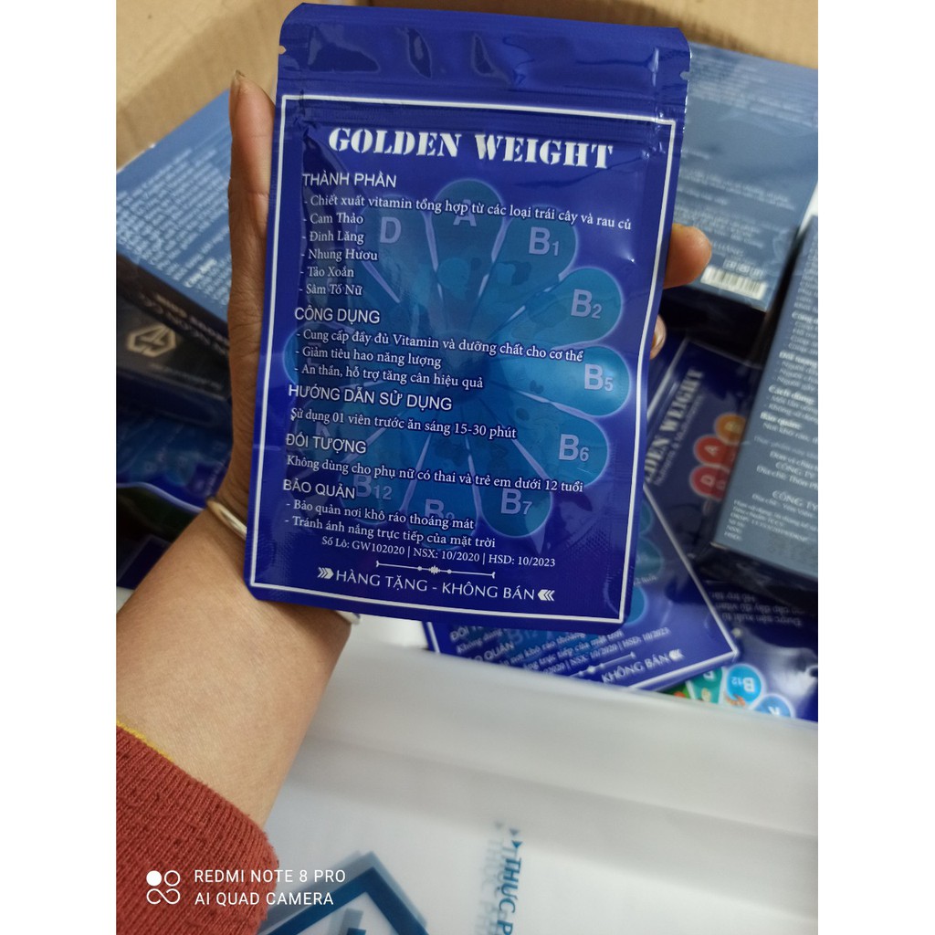 (TRỢ GIÁ SỐC) VIÊN ĂN NGON GG 30V CHUẨN, MẪU MỚI, DATE MỚI, KÈM TẶNG | Thế Giới Skin Care