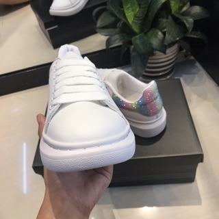 giày Mcqueen cầu vồng nữ