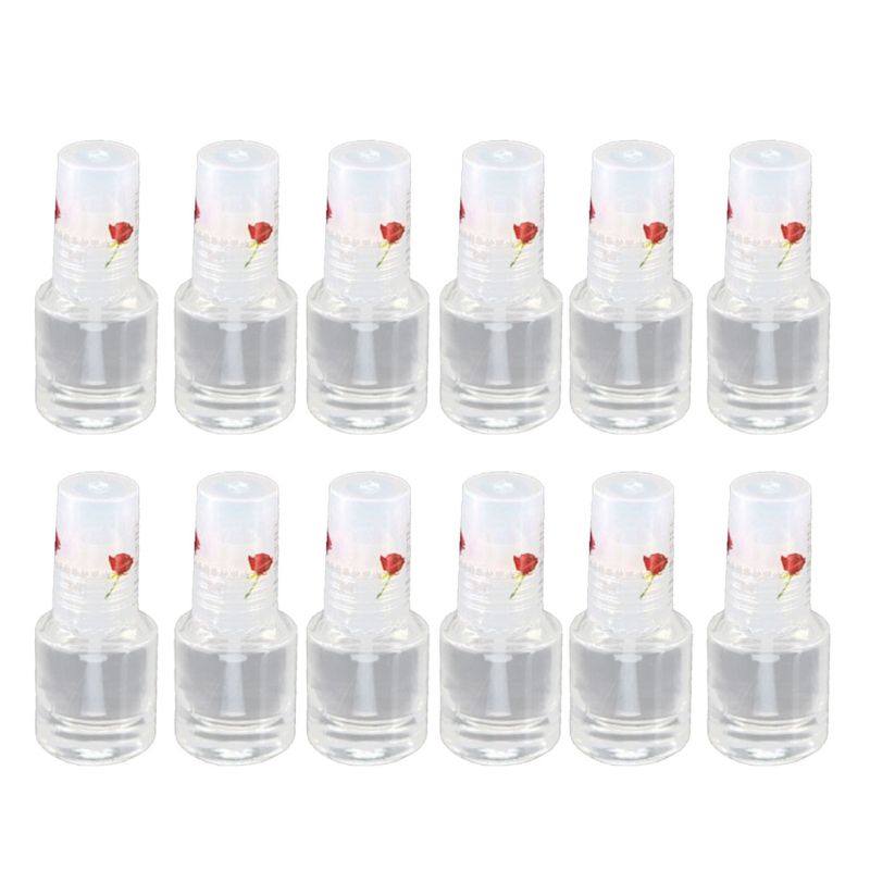 (Hàng Mới Về) Set 12 Chai Dầu Nhựa Epoxy Chống Nước Làm Sáng Bảo Vệ Da