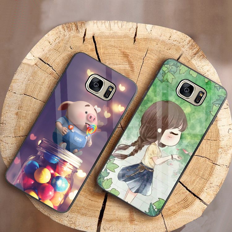 Ốp Lưng SAMSUNG GALAXY S7, S7 EDGE mặt kính cường lực cao cấp