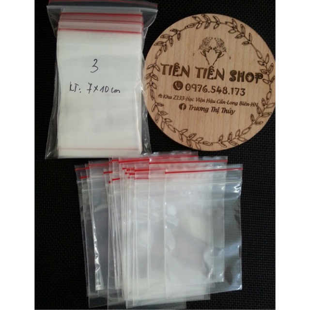 100G túi zip số 3 (7x10cm)