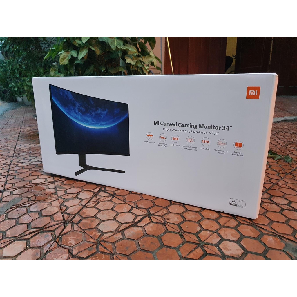 [Bảo hành 36th, bản quốc tế] Màn Hình Cong Xiaomi 34 Inch, 2K, 21:9, 144Hz - Hàng Chính Hãng DGW phân phối