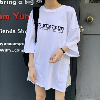 Áo Thun nữTrơn Tay Lỡ Form Rộng Nhiều Màu Đen, Freesize Kiểu Hàn Quốc Phong cách Unisex Nam Nữ cổ tròn Đầy Cá Tính