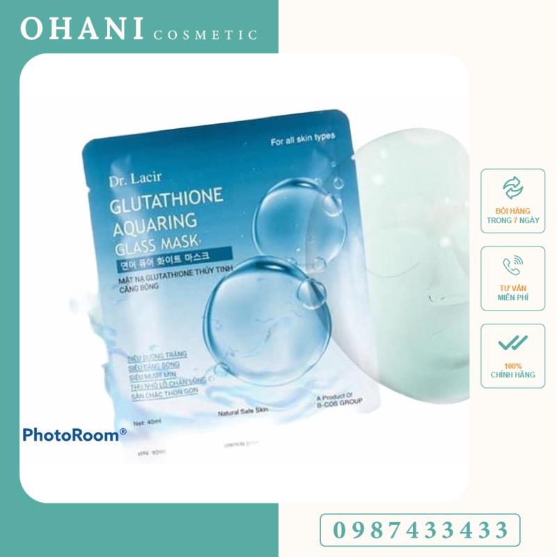 (Set 6 miếng) mặt nạ thuỷ tinh Dr Lacir