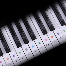 Decal dán phím Piano - Sticker dán phím màu