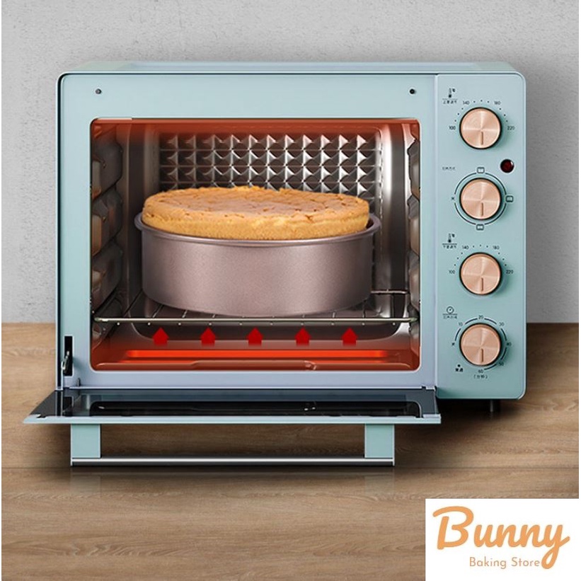 Khuôn tròn chống dính đế rời nướng bánh bông lan