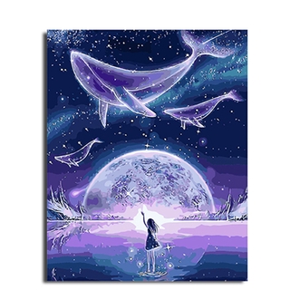 Bộ Tranh Sơn Dầu Diy Cho Gia Đình 15.74x19.68 Inch Xz702Cs Wcl