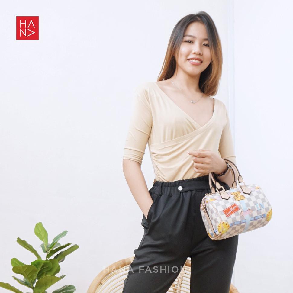 Áo Thun Nhún Bèo Rwr-02 Hana Fashion - Yerin Phong Cách Hàn Quốc Cho Nữ Ts267.: