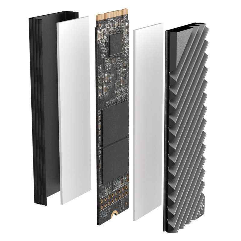 Bộ Tản Nhiệt Đĩa Cứng Bằng Nhôm Cho M 2 SSD NVME M2-3 2280