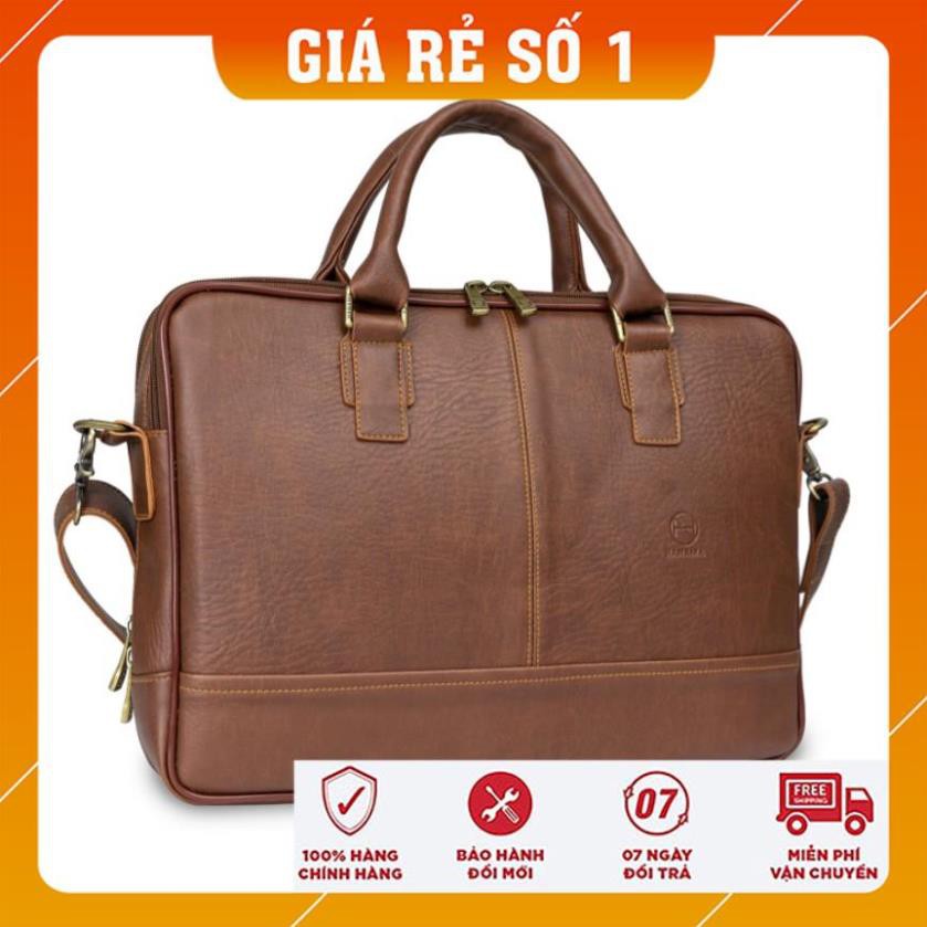 Túi xách công sở - Cặp laptop -  Dala 5 chống nước cao cấp lót nỉ 100%  - Cặp da